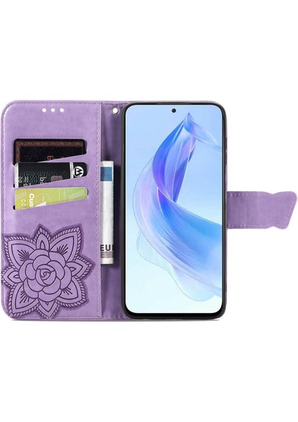 Honor 90 Lite Kelebek Kanatları Flip Darbeye Dayanıklı Deri Telefon Kılıfı (Yurt Dışından) modelleri