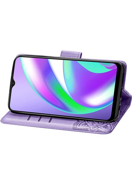 Realme C15/C12 Kelebek Kanatları Flip Darbeye Dayanıklı Deri Telefon Kılıfı (Yurt Dışından) fırsatları