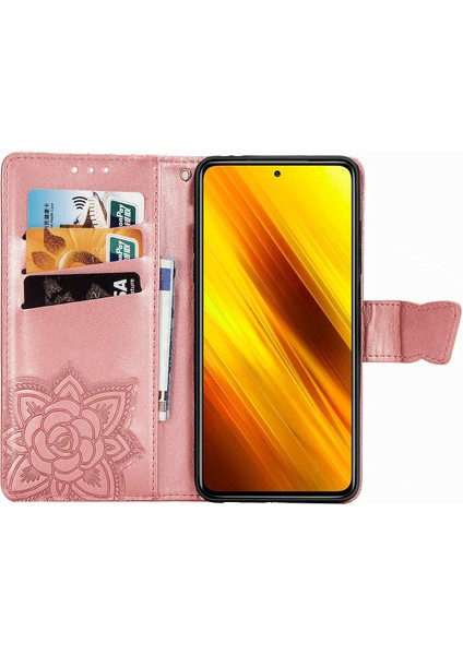 Xiaomi Poco X3/x3 Pro/x3 Nfc Kelebek Kanatları Flip Darbeye Dayanıklı Deri Telefon Kılıfı (Yurt Dışından) indirimleri