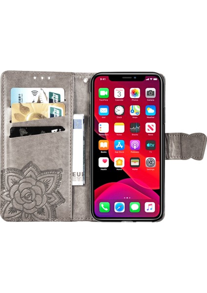 iPhone 11 Pro Kelebek Kanatları Flip Darbeye Dayanıklı Deri Telefon Kılıfı (Yurt Dışından) modelleri