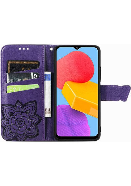 Galaxy M13 4g Kelebek Kanatları Flip Darbeye Dayanıklı Deri Telefon Kılıfı (Yurt Dışından) fırsatları