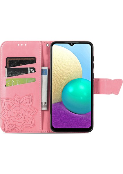 Galaxy A02 Kelebek Kanatları Flip Darbeye Dayanıklı Deri Telefon Kılıfı (Yurt Dışından) modelleri