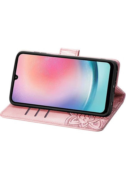 Galaxy A24 4g Kelebek Kanatları Flip Darbeye Dayanıklı Deri Telefon Kılıfı (Yurt Dışından) fırsatları