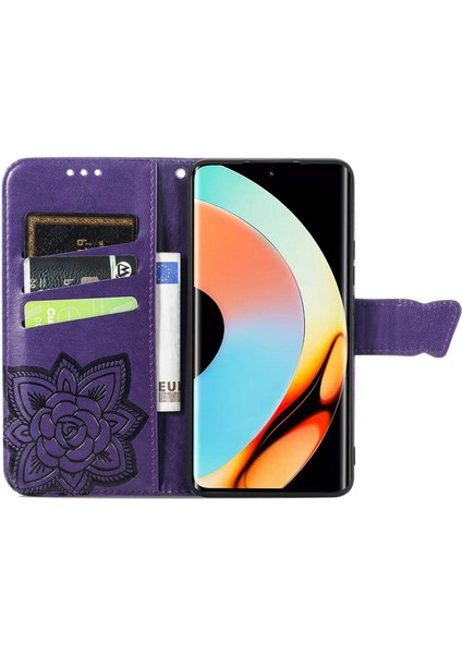 Realme 10 Pro Plus Kelebek Kanatları Flip Darbeye Dayanıklı Deri Telefon Kılıfı (Yurt Dışından) fırsatları