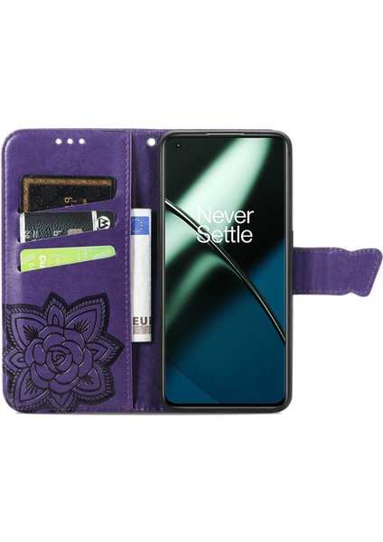 Oneplus 11 Kelebek Kanatları Flip Darbeye Dayanıklı Deri Telefon Kılıfı (Yurt Dışından) fırsatları