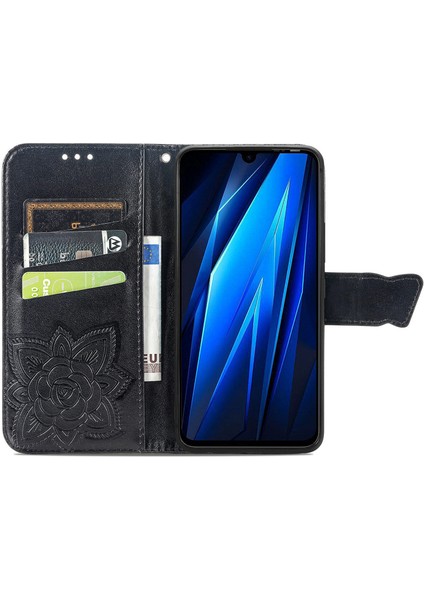 Tecno Pova 4 Pro Kelebek Kanatları Flip Darbeye Dayanıklı Deri Telefon Kılıfı (Yurt Dışından)