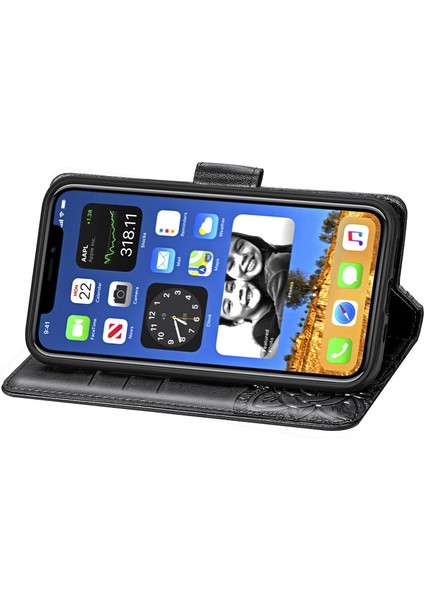 iPhone 12 Pro Max Kelebek Kanatları Flip Darbeye Dayanıklı Deri Telefon Kılıfı (Yurt Dışından) indirimleri