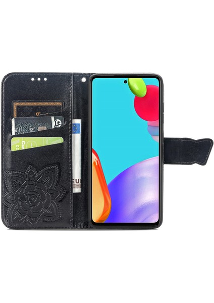 SZY Market Galaxy A72 Kelebek Kanatları Flip Darbeye Dayanıklı Deri Telefon Kılıfı (Yurt Dışından)