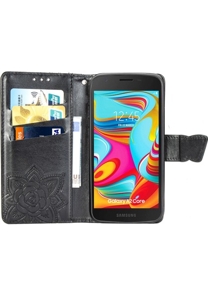 Galaxy A2 Core Kelebek Kanatları Flip Darbeye Dayanıklı Deri Telefon Kılıfı (Yurt Dışından) fiyatları
