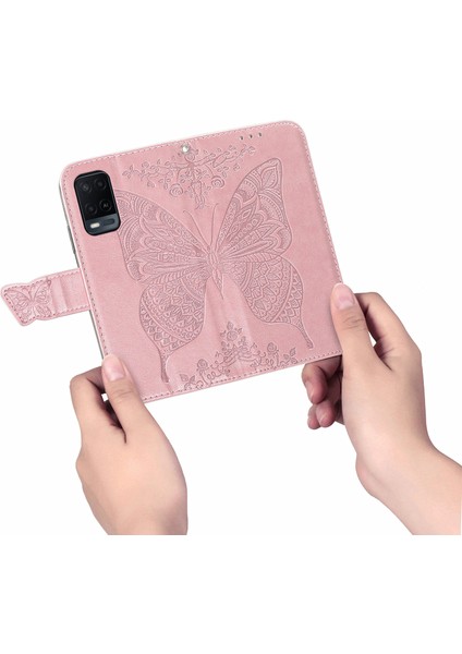 Oppo A54 4g Kelebek Kanatları Flip Darbeye Dayanıklı Deri Telefon Kılıfı (Yurt Dışından) fırsatları