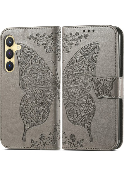 Galaxy S24 Plus Kelebek Kanatları Flip Darbeye Dayanıklı Deri Telefon Kılıfı (Yurt Dışından) modelleri