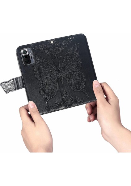 Xiaomi Redmi Note 10 Pro Kelebek Kanatları Flip Darbeye Dayanıklı Deri Telefon Kılıfı (Yurt Dışından) indirimleri