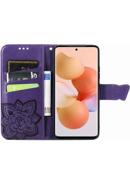 Xiaomi 12 Lite Kelebek Kanatları Flip Darbeye Dayanıklı Deri Telefon Kılıfı (Yurt Dışından) modelleri