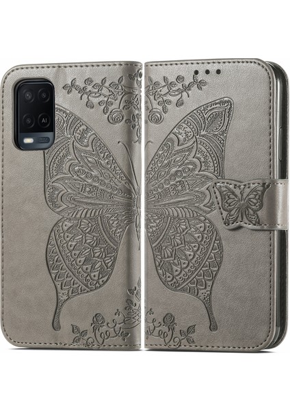 Oppo A54 4g Kelebek Kanatları Flip Darbeye Dayanıklı Deri Telefon Kılıfı (Yurt Dışından) modelleri