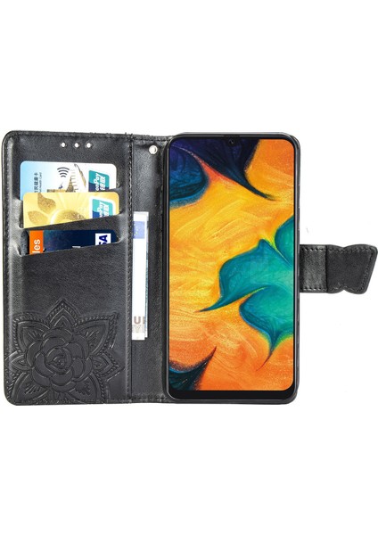 Galaxy A30/A20 Kelebek Kanatları Flip Darbeye Dayanıklı Deri Telefon Kılıfı (Yurt Dışından) modelleri