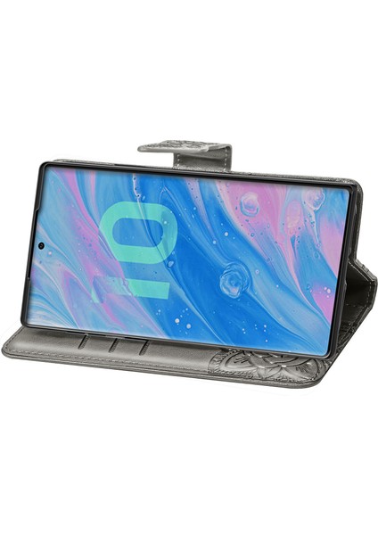 Galaxy Note 10 Plus Kelebek Kanatları Flip Darbeye Dayanıklı Deri Telefon Kılıfı (Yurt Dışından) modelleri