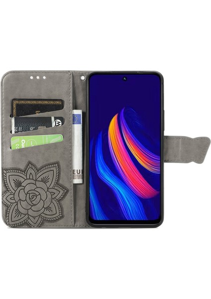 Infinix Hot 30 Play Kelebek Kanatları Flip Darbeye Dayanıklı Deri Telefon Kılıfı (Yurt Dışından) fırsatları