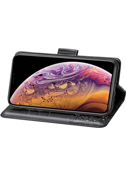 iPhone Xs Max Kelebek Kanatları Flip Darbeye Dayanıklı Deri Telefon Kılıfı (Yurt Dışından) fırsatları