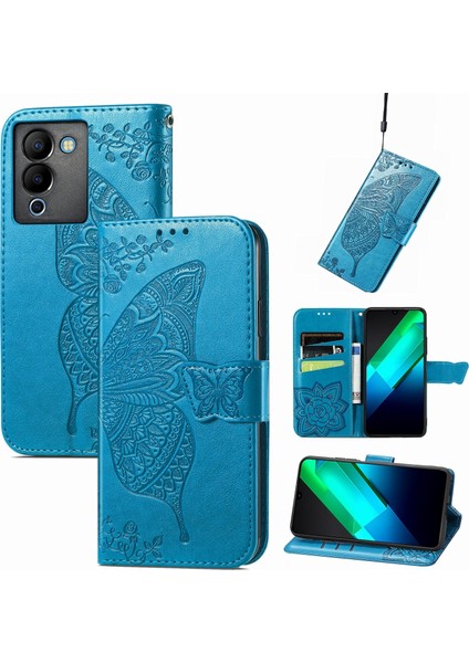 Infinix Note 12 G96 Kelebek Kanatları Flip Darbeye Dayanıklı Deri Telefon Kılıfı (Yurt Dışından)