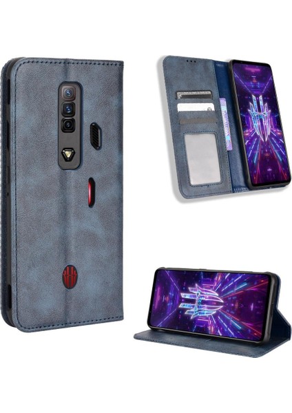 Zte Nubia Kırmızı Sihirli 7 Pu Deri Manyetik Kapatma Cüzdan (Yurt Dışından)