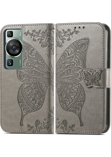 Huawei P60 Kelebek Kanatları Flip Darbeye Dayanıklı Deri Telefon Kılıfı (Yurt Dışından) modelleri