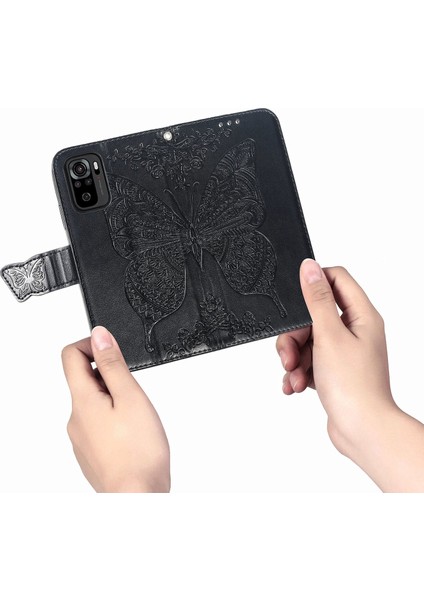 Xiaomi Redmi Note 10 4G/10S Kelebek Kanatları Flip Darbeye Dayanıklı Deri Telefon Kılıfı (Yurt Dışından) indirimleri