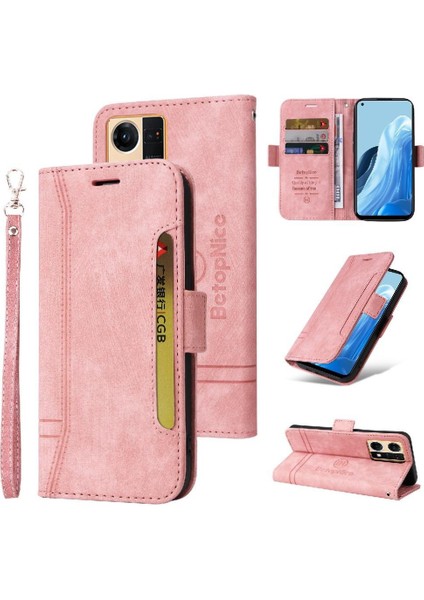 Oppo Oppo 7 4g Kart Yuvaları Için Kılıf Tpu Deri Manyetik Cüzdan Kapak Çevirin (Yurt Dışından)