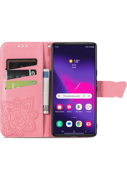 Galaxy S24 Ultra Kelebek Kanatları Flip Darbeye Dayanıklı Deri Telefon Kılıfı (Yurt Dışından) fırsatları
