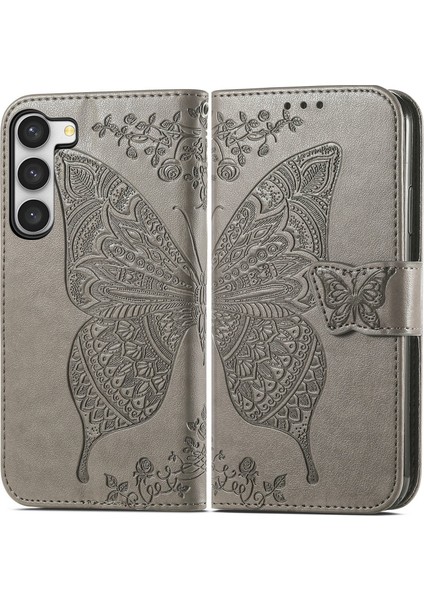 Galaxy S23 Plus Kelebek Kanatları Flip Darbeye Dayanıklı Deri Telefon Kılıfı (Yurt Dışından) modelleri