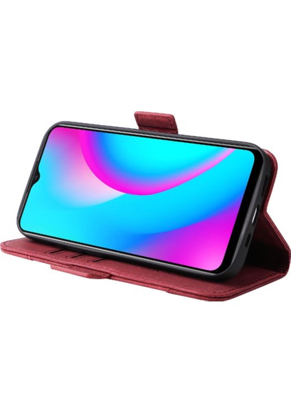 Realme C15 Tpu Deri Manyetik Kart Yuvaları Için Kılıf Cüzdan Kapak Çevirin (Yurt Dışından) indirimleri
