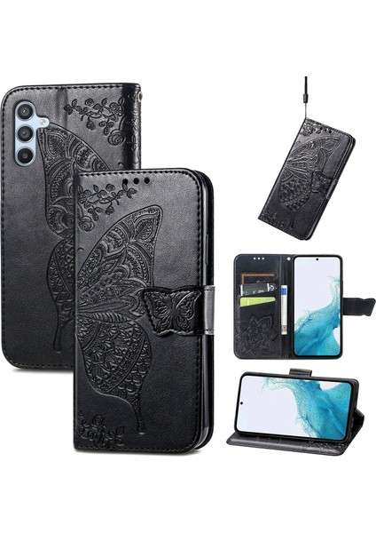 Galaxy A54 5g Kelebek Kanatları Flip Darbeye Dayanıklı Deri Telefon Kılıfı (Yurt Dışından)