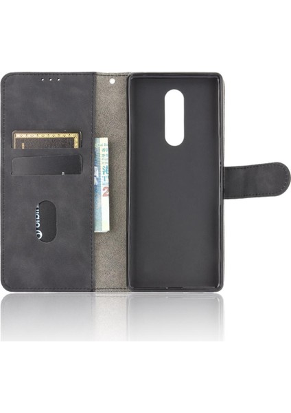 SZY Market Sony Xperia 1 Kart Ekleme Deri Için Kılıf Folio Flip Case Koruyucu (Yurt Dışından)