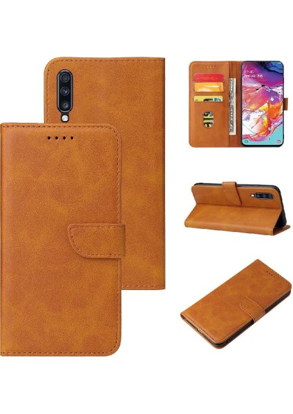 Galaxy A70 Kart Ekleme Manyetik Karbon Fiber Kart ile Kılıf (Yurt Dışından)