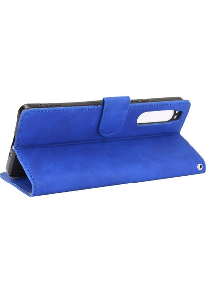 Sony Xperia 1 Ii Için Kılıf Tam Koruma Deri Folio Flip Case Kart (Yurt Dışından)