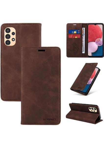Galaxy A04 4g Pu Deri Manyetik Koruyucu Folio Cüzdan (Yurt Dışından)