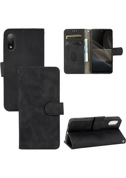 SZY Market Sony Xperia Ace Ii Için Kılıf Tam Koruma Deri Folio Flip Case Kart (Yurt Dışından)