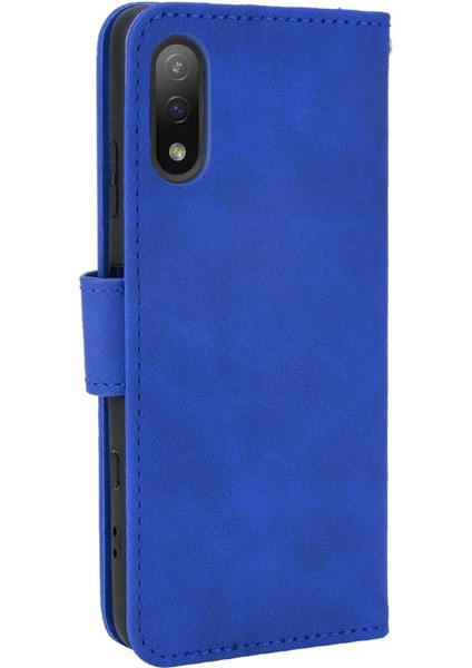 SZY Market Sony Xperia Ace Ii Için Kılıf Tam Koruma Deri Folio Flip Case Kart (Yurt Dışından)