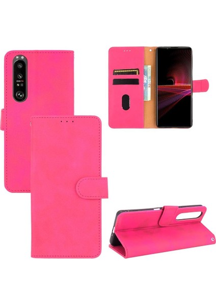 Kart Tutucu Kickstand ile Sony Xperia 1 Iii Koruyucu Kapak Için Kılıf (Yurt Dışından)