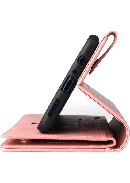 El Kayışı Manyetik Deri Kart Tutucu ile Galaxy A21 Için Kılıf (Yurt Dışından) fiyatları