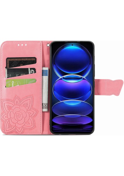Xiaomi Redmi Note 12 Pro Plus Kelebek Kanatları Flip Darbeye Dayanıklı Deri Telefon Kılıfı (Yurt Dışından) modelleri