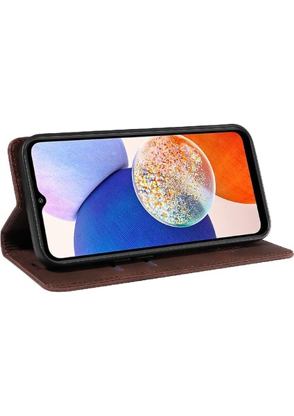 Galaxy A14 5g/4g Manyetik Folio Cüzdan Koruyucu Pu (Yurt Dışından) fırsatları