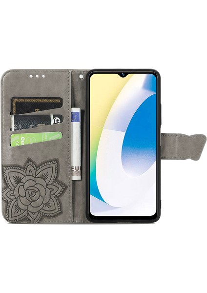 Vivo Y22/Y22S Kelebek Kanatları Flip Darbeye Dayanıklı Deri Telefon Kılıfı (Yurt Dışından)