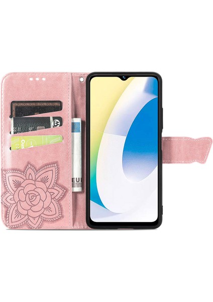 Vivo Y22/Y22S Kelebek Kanatları Flip Darbeye Dayanıklı Deri Telefon Kılıfı (Yurt Dışından)
