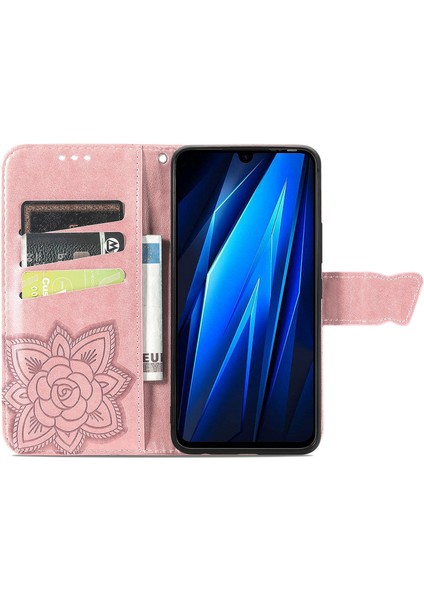 Tecno Pova 4 Pro Kelebek Kanatları Flip Darbeye Dayanıklı Deri Telefon Kılıfı (Yurt Dışından)