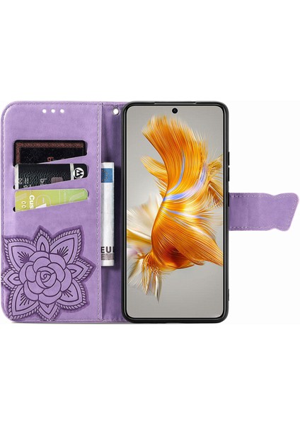 Huawei Mate 50 Kelebek Kanatları Flip Darbeye Dayanıklı Deri Telefon Kılıfı (Yurt Dışından) fırsatları