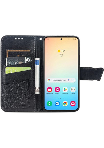 Galaxy S24 Plus Kelebek Kanatları Flip Darbeye Dayanıklı Deri Telefon Kılıfı (Yurt Dışından) fırsatları
