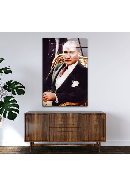 Atatürk Temperli Cam Duvar Tablosu indirimleri