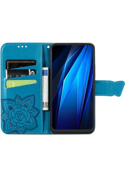 Tecno Pova Neo 2 Kelebek Kanatları Flip Darbeye Dayanıklı Deri Telefon Kılıfı (Yurt Dışından)