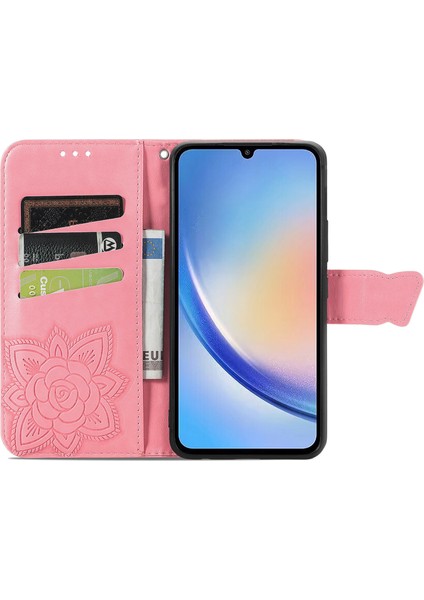 Galaxy A34 5g Kelebek Kanatları Flip Darbeye Dayanıklı Deri Telefon Kılıfı (Yurt Dışından) fırsatları