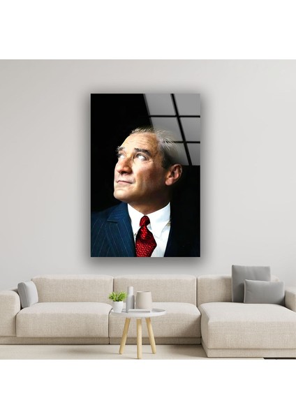 Atatürk Temperli Cam Duvar Tablosu modelleri